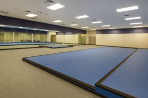 USAF Cadet Gymnasium room for aerobic exercise
