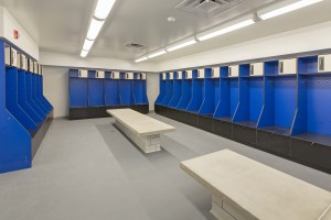 USAF cadet gymnasium locker room