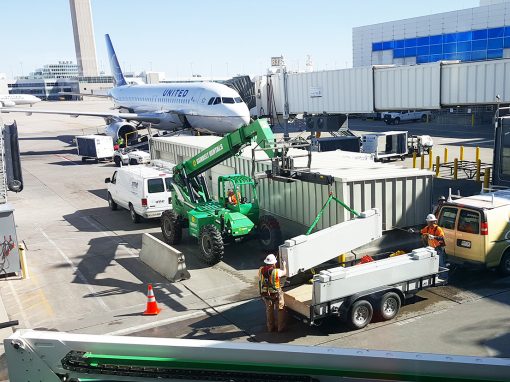 United Airlines, Concourse B OONE and RIDS Installation